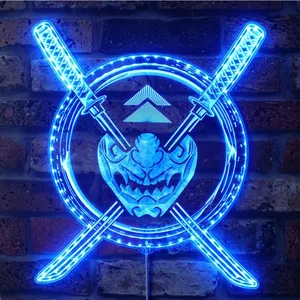 Ghost of Tsushima Samurai RGB LED Sign