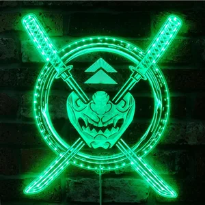 Ghost of Tsushima Samurai RGB LED Sign