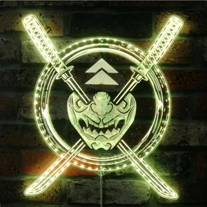 Ghost of Tsushima Samurai RGB LED Sign