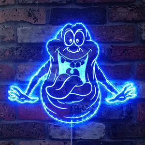 Ghostbusters Slimer RGB LED Sign
