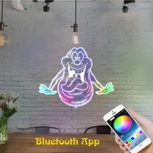 Ghostbusters Slimer RGB LED Sign