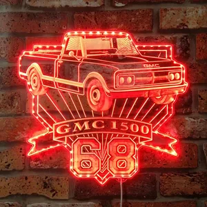 GMC 1968 GMC 1500 RGB LED Sign