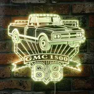 GMC 1968 GMC 1500 RGB LED Sign