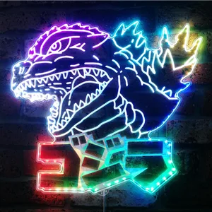 Godzilla Kaiju Art RGB LED Sign