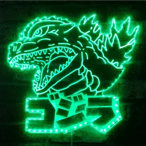 Godzilla Kaiju Art RGB LED Sign