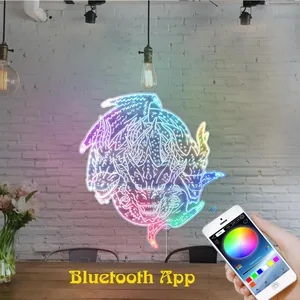 Godzilla King Ghidorah RGB LED Sign