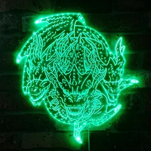 Godzilla King Ghidorah RGB LED Sign