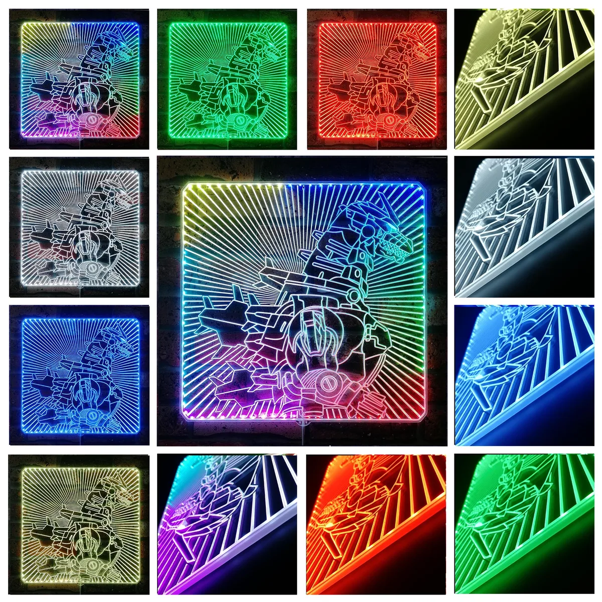 Godzilla Mechazilla RGB LED Sign