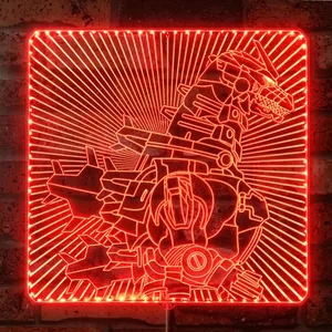 Godzilla Mechazilla RGB LED Sign