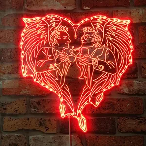 Good Omens Aziraphale and Gabriel RGB LED Sign