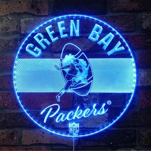 Green Bay Packers Logo 2 RGB LED Sign