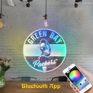 Green Bay Packers Logo 2 RGB LED Sign
