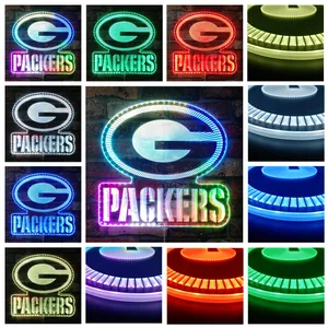 Green Bay Packers Logo RGB LED Sign