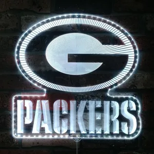 Green Bay Packers Logo RGB LED Sign