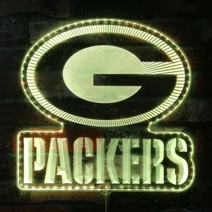 Green Bay Packers Logo RGB LED Sign