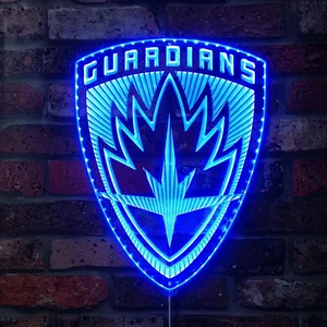 Guardians of the Galaxy Badge RGB LED Sign
