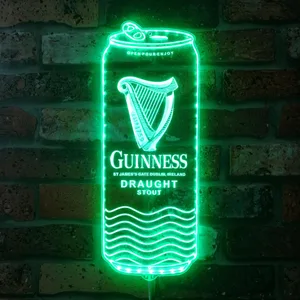 Guinness Beer Can RGB LED Sign