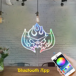 Gurren Lagann Flaming Skull RGB LED Sign
