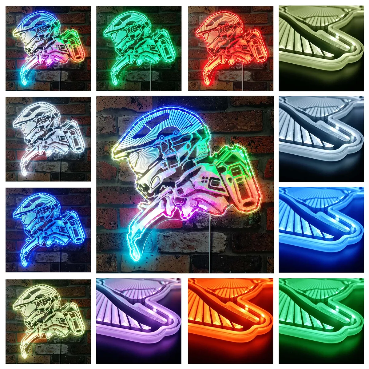 Halo Master Chief RGB LED Sign