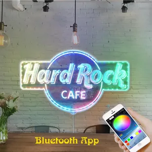 Hard Rock Café Logo RGB LED Sign