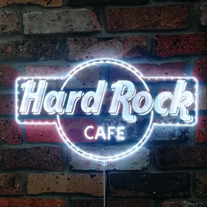 Hard Rock Café Logo RGB LED Sign
