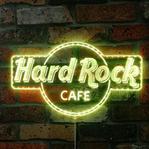 Hard Rock Café Logo RGB LED Sign