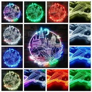Harry Potter Hogwarts Castle RGB LED Sign