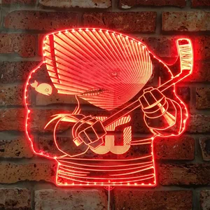 Hartford Whalers Bardown RGB LED Sign