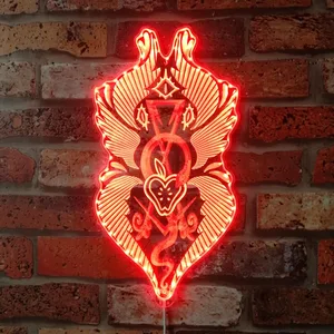 Hazbin Hotel Adam Art RGB LED Sign