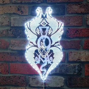 Hazbin Hotel Adam Art RGB LED Sign