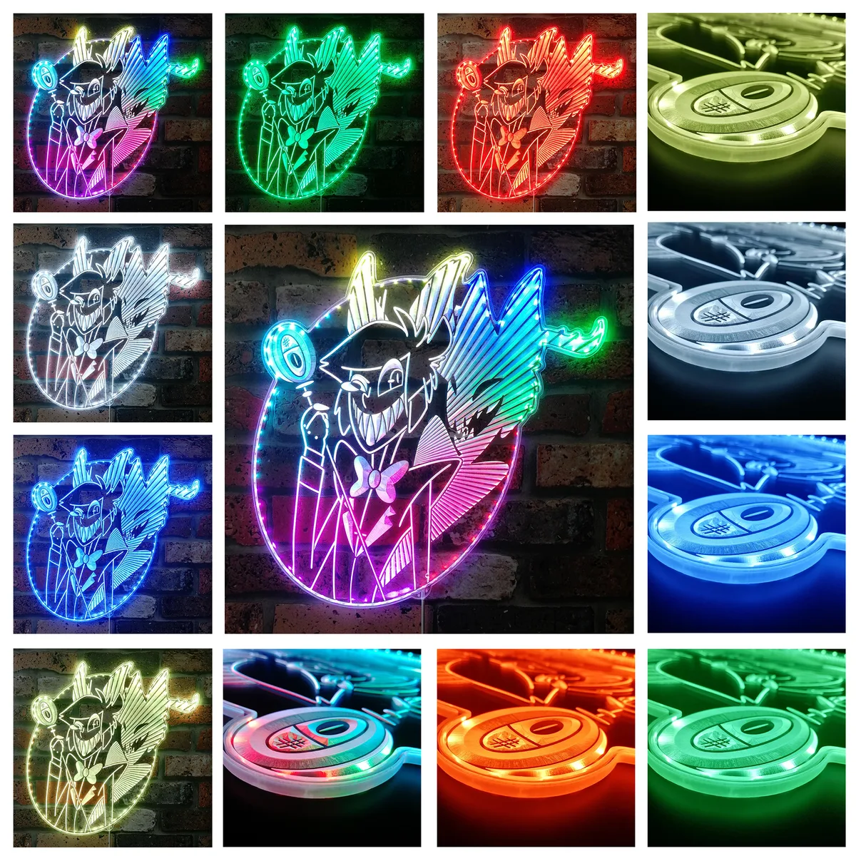 Hazbin Hotel Alastor RGB LED Sign