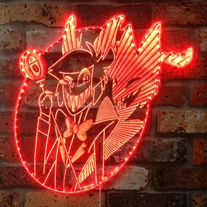 Hazbin Hotel Alastor RGB LED Sign