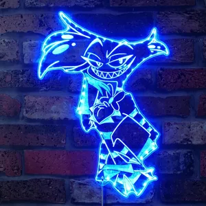 Hazbin Hotel Angel Dust RGB LED Sign