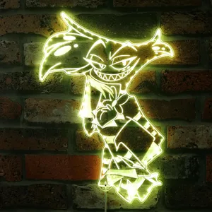 Hazbin Hotel Angel Dust RGB LED Sign