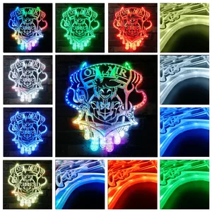 Hazbin Hotel Demon Alastor RGB LED Sign