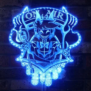 Hazbin Hotel Demon Alastor RGB LED Sign