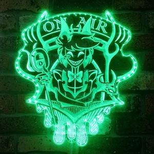 Hazbin Hotel Demon Alastor RGB LED Sign