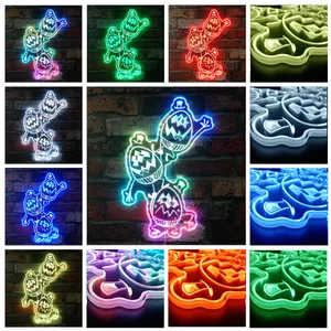 Hazbin Hotel Egg Boiz RGB LED Sign