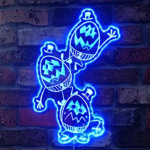 Hazbin Hotel Egg Boiz RGB LED Sign