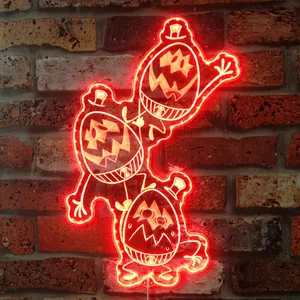 Hazbin Hotel Egg Boiz RGB LED Sign