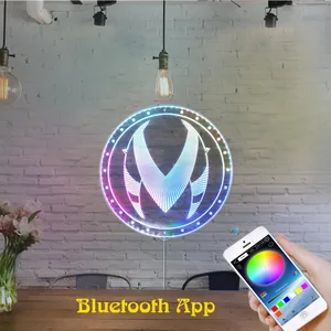 Hazbin Hotel Helluva Boss IMP Logo RGB LED Sign