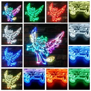 Hazbin Hotel Husk RGB LED Sign