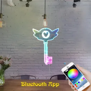 Hazbin Hotel Key RGB LED Sign