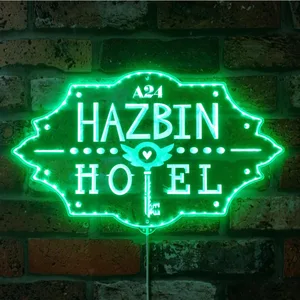 Hazbin Hotel Logo RGB LED Sign