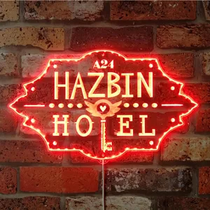 Hazbin Hotel Logo RGB LED Sign