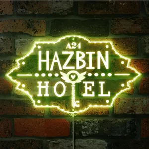 Hazbin Hotel Logo RGB LED Sign