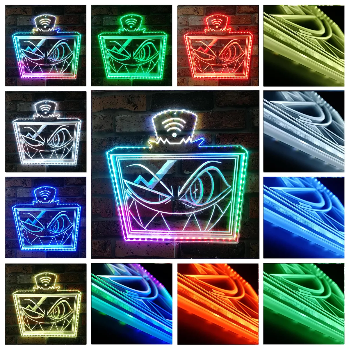 Hazbin Hotel Vox RGB LED Sign