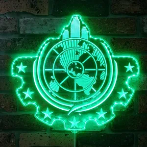 Helldivers Super Earth RGB LED Sign