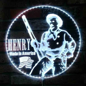 Henry Repeating Arms Logo RGB LED Sign