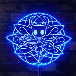 Hollow Knight Logo RGB LED Sign